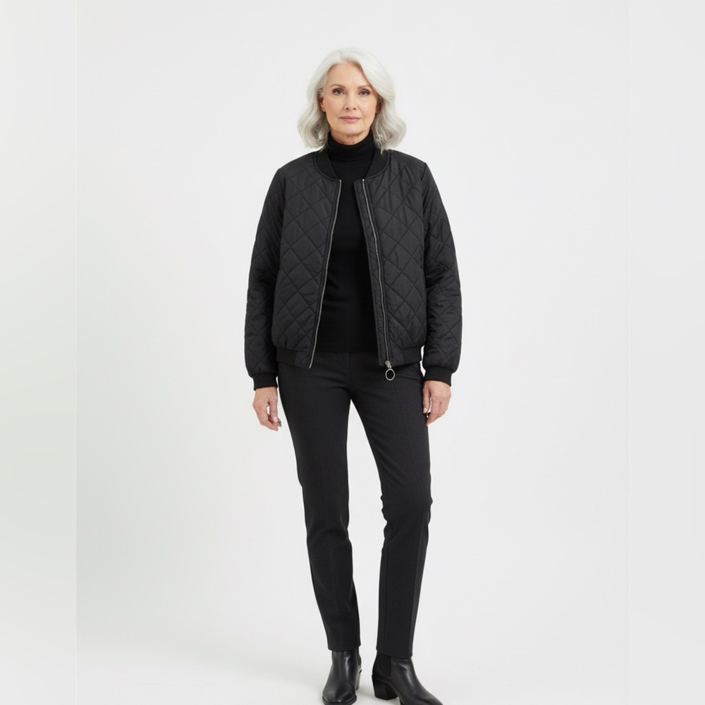 Black Quilted Jacket